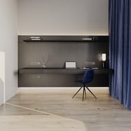 Выключатель двухклавишный Voltum S70 VLS020106, титановый