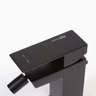 Смеситель для биде WasserKRAFT Abens 2006 однозахватный, с донным клапаном, черный Soft-touch