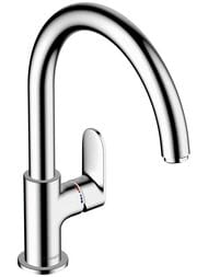 Смеситель для кухни Hansgrohe Vernis Blend 71870000 однорычажный, поворотный излив, хром — миниатюра 1