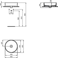 ���������� Ideal Standard Lux STRADA II 450�450�130 T295901 ���������