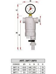 ������ FAR 3/4"�, 300���, ��� ��������, � ������. ��������, Max: 95 �C, 25���, FA 39F7 34