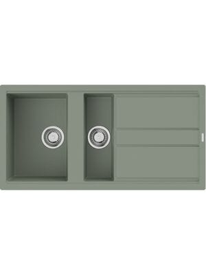 Мойка Omoikiri KITAGAWA 100-2 WG (1000х510х200мм), керамическая, врезная, цвет wind green 4993252