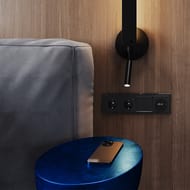 Рамка на 4 поста Voltum S70 VLS110408 стекло, черный