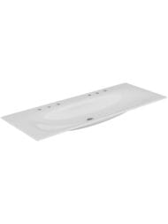 Раковина Keuco Edition Lignatur 1405х538 накладная на тумбу,6 отверстий под смес., белый 33360311406