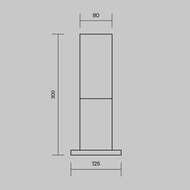 ����������� ���������� Maytoni Willis (������) O418FL-01B, E27�1 60�� IP 54, ������