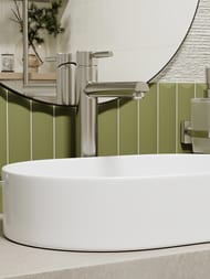 Смеситель для раковины WasserKRAFT Wern 4203H однозахватный, высокий излив, цвет: никель