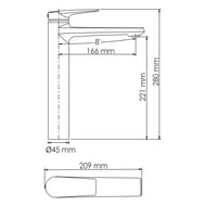 ��������� ��� ����������� WasserKRAFT Aisch 5503H �������������, ������� ����� 221��, ������ ���