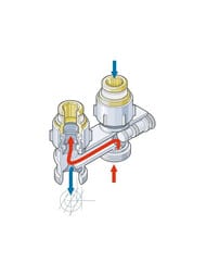 ���� ������� ����������� ��� ���������� Meibes D1/50 ������, 1/2"�Px3/4"HP, ������������, SX 10076