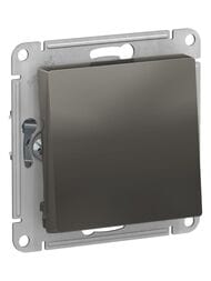 Переключатель Systeme Electric ATLASDESIGN 1-клавишный схема 6 10АХ механизм сталь ATN000961