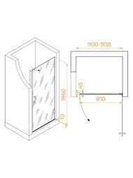 ������� ����� RGW Hotel HO-011 (900�1950) ���������, ������ 8�� �������/���� 350601109-21