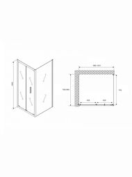 Душевой уголок ABBER Sonnenstrand AG07100-S80 (1000х800х1950) стекло 6мм прозрачное/хром — изображение 5