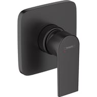 Смеситель для душа Hansgrohe Vernis Shape 71658670 встраиваемый 117мм, внешняя часть, матовый черный