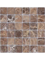 Мозаика из натурального камня LeeDo Pietrine 7 Emperador Dark POL 48х48 (305х305х7) (шт)