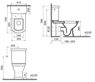 ������-������� Vitra Serenada 410�700�785 � ��������,����������. ����.,� �������� ���� 9722B003-7205