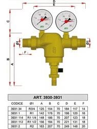 ������ FAR 1" �� � ����������, 300���, � �����������, ������, Max: 95 �C, 25 ��� FA 3931 1