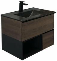 Тумба COMFORTY Франкфурт-75 (750х560х465) подвесная, с раков., дуб шоколадно-коричневый 00-00000889