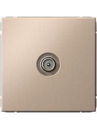 Розетка Systeme Electric ARTGALLERY ТВ проходная 4DB, механизм, песочная, GAL001292