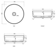 �������� ��������� Cielo SHUI COMFORT (400�400�125) ���� Cipria, ������� SHCOLAT40CP