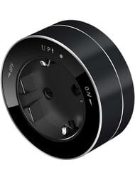 Розетка Systeme Electric MultiTrack 2К+З круглая, 16А/250В, антрацит, MTK13001B