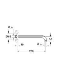��������� Grohe Rainshower 28576000 ��� �������� ����, 286��, ����