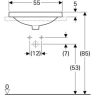 �������� Geberit VariForm (550�400) ������������, � ��������� 500.716.01.2