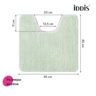 Набор ковриков для ванной комнаты IDDIS Base микрофибра, светло-зеленый   BSET05Mi13 — миниатюра 8