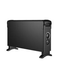 Конвектор Thermex Cadorna 2000 Black (325х525х170) до 25 кв.м, 2 кВт, мех.упр, черный