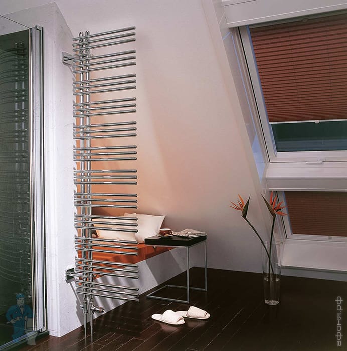 Полотенцесушитель стальной Zehnder Yucca Asym YAECL-130-40/RACY-C ...