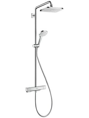 Душевая система Hansgrohe Croma E 280 Showerpipe 27660000  с термостатом, для душа, EcoSmart, хром