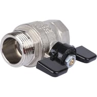 Кран шаровый STOUT 1"ВН, бабочка, стандартнопроходной, SVB-0014-000025