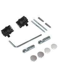 Комплект крепежей для писсуаров GSI Spares латунь/пластик, хром FISRO