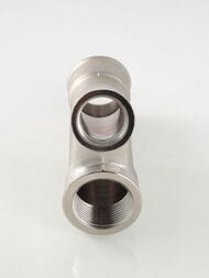 Тройник косой VALTEC для гильзы под погружной датчик 1"х1/2" ВВ,  VTr.136.N.0604