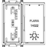 ������� Vimar PLANA �� 2 ������ � ��������-����� � ���������� 14022.L