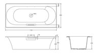 ����� �������� Jacob Delafon Volute 170�80 E6D901-0 ������������, ����������. ��������, �����