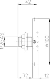 �������� ������� Bossini Tondo Flat ��� ���. ������� I00177.030