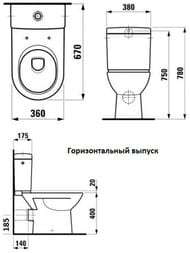 ������ ������� Laufen PRO 8.2495.6.000.000.1+8.2695.3.000.873.1 (360�670�780) �������������� ������