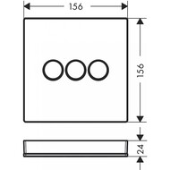 �������-������������� ���������� Hansgrohe ShowerSelect 15736600  �� 3 �����������, ����/������