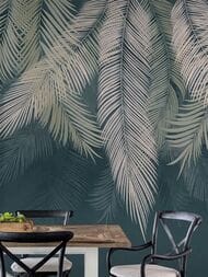 Обои Affresco Wallpaper part 1 (1х3) темно-зеленые AB477-COL3 (кв.м.) — изображение 2
