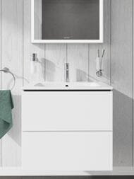 Тумба под раковину Duravit L-Cube 620х550х481 подвесная, 2 ящика, белый матовый LC624001818 — изображение 2