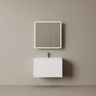 Зеркальный шкаф для ванной комнаты SANCOS Diva 800х149х800, с подсветкой DIV800