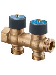 Гребенка Oventrop 3/4" Multidis R 2, 2 отвода, бронза, с самоуплотнением,   4200552