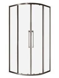 Душевой уголок CEZARES RELAX (900х900х2000) RELAX-304-R-2-90-C-GM стекло прозрач./оружейная сталь