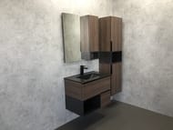 Зеркало-шкаф COMFORTY Франкфурт-75 (730х800х160) подвесной, дуб шоколадно-коричневый 00004151044