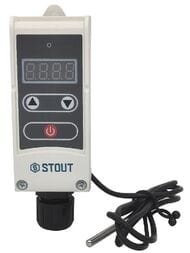 Термостат STOUT с выносным датчиком 0,9м электронный 5-90°С STE-1006-100590