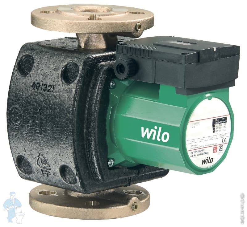 Насос циркуляционный WILO TOP-Z25/10 DM PN6/10, без гаек | Афоня.рф ...