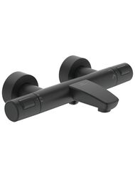 Смеситель для ванны/душа Ideal Standard CERATHERM T25 A7544XG термостат, настенный, черный матовый