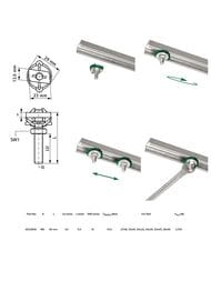 ��������� ���� Walraven BIS RapidRail Hammerfix M8x80��.,  6523808