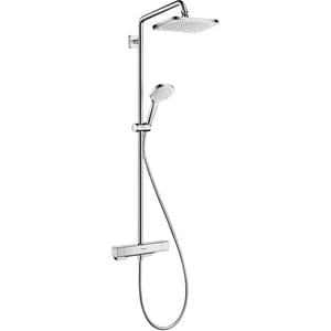 Уценка! Душевая система Hansgrohe Croma E 280 Showerpipe 27630000  с термостатом, для душа, хром