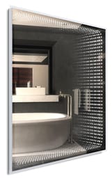 Уценка!*Зеркало для ванной комнаты Dubiel Vitrum Венеция (650х800) с LED-подсв. с эффектом туннеля