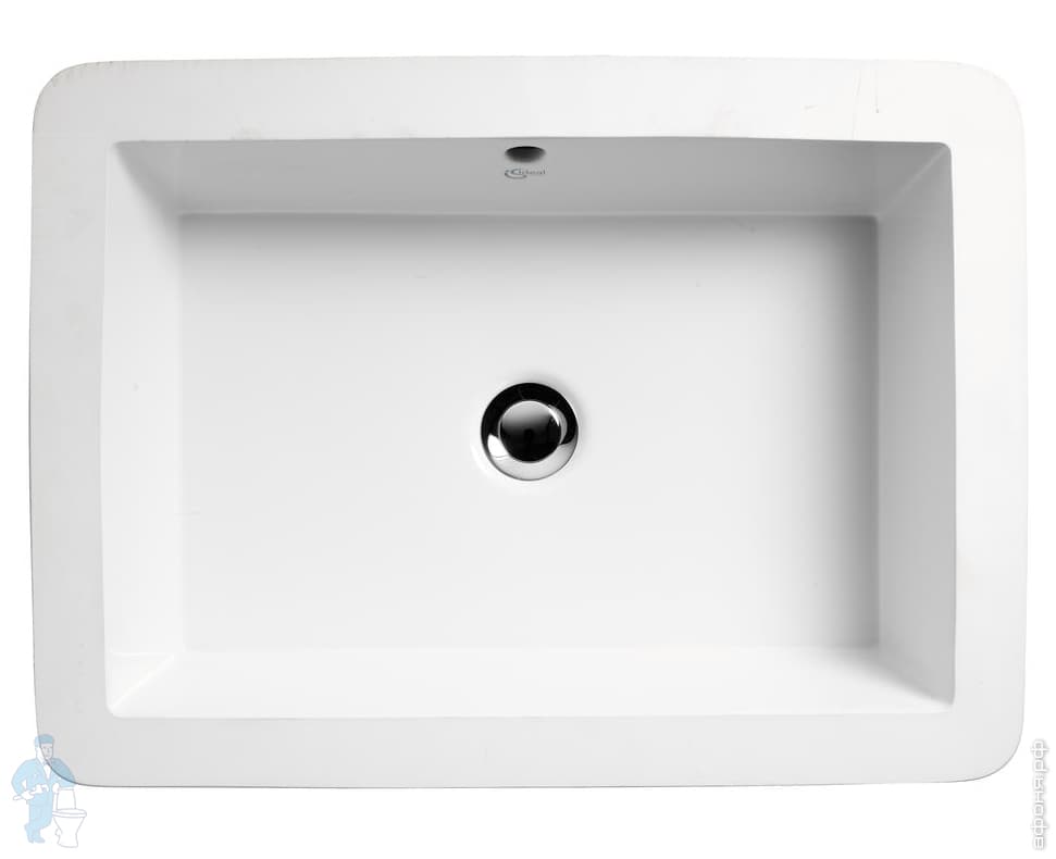 Умывальник Ideal Standard Lux STRADA 595х435х170 встраиваемый под ...